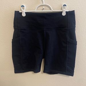 Fabletics Black Bike Shorts